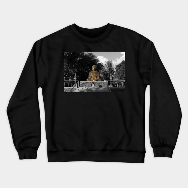 Lahaina Jodo Buddha (As it Was) Crewneck Sweatshirt by DebraCasey